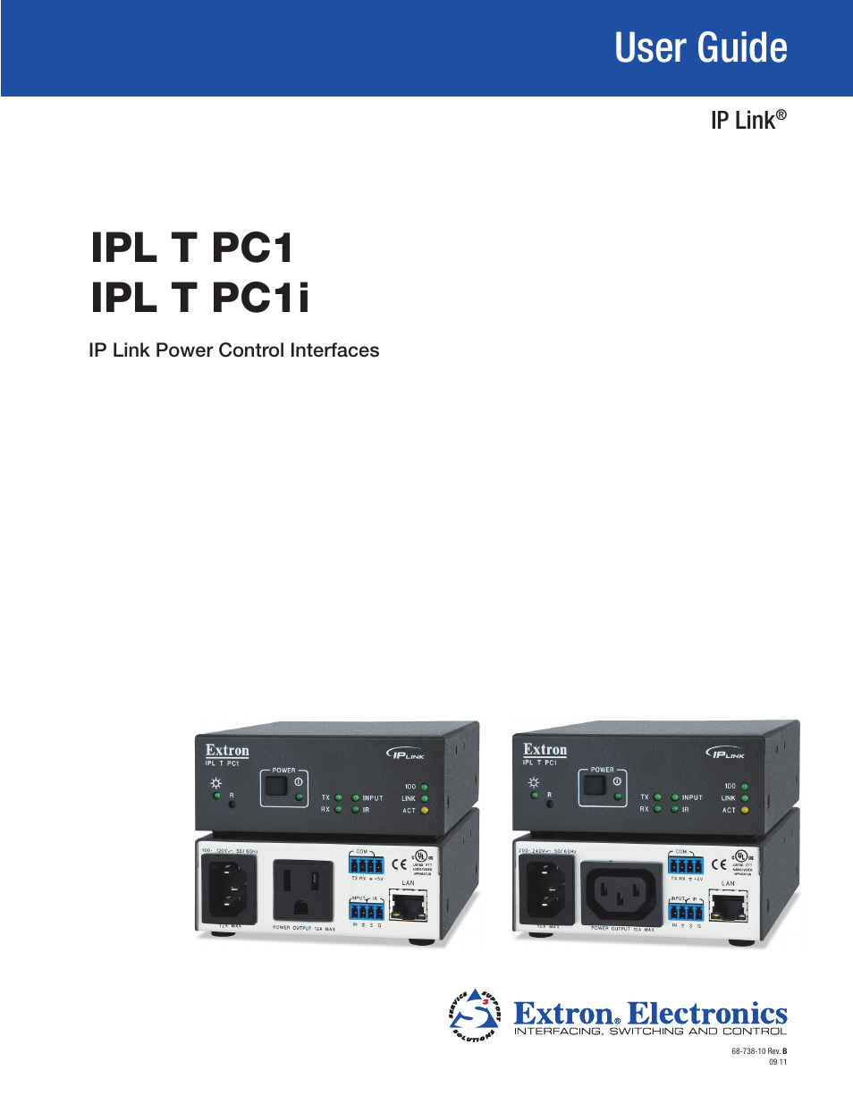 Extron Electronics IPL T PC1i User Guide User Manual | 78 pages