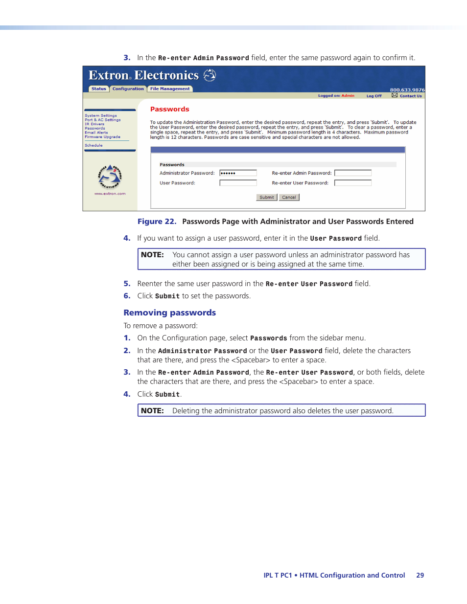 Extron Electronics IPL T PC1i User Guide User Manual | Page 35 / 78