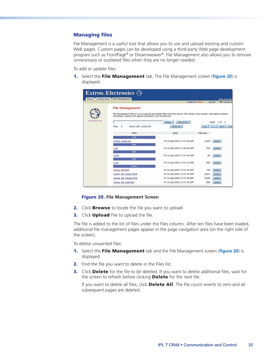 Extron Electronics IPL T CR48 User Manual | Page 28 / 46