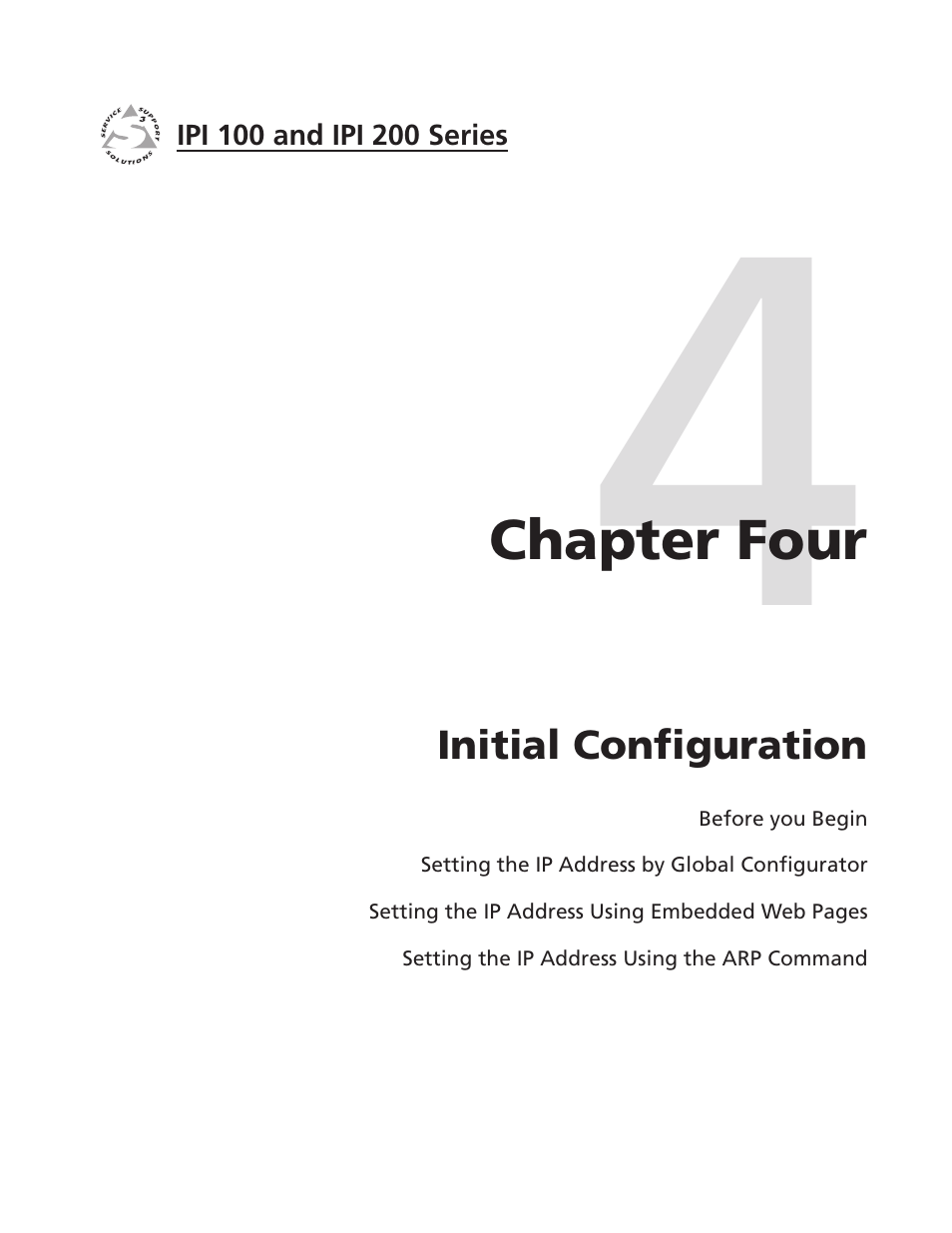 Chapter four: initial configuration, Chapter four • initial configuration | Extron Electronics IPI 200 Series User Guide User Manual | Page 29 / 86