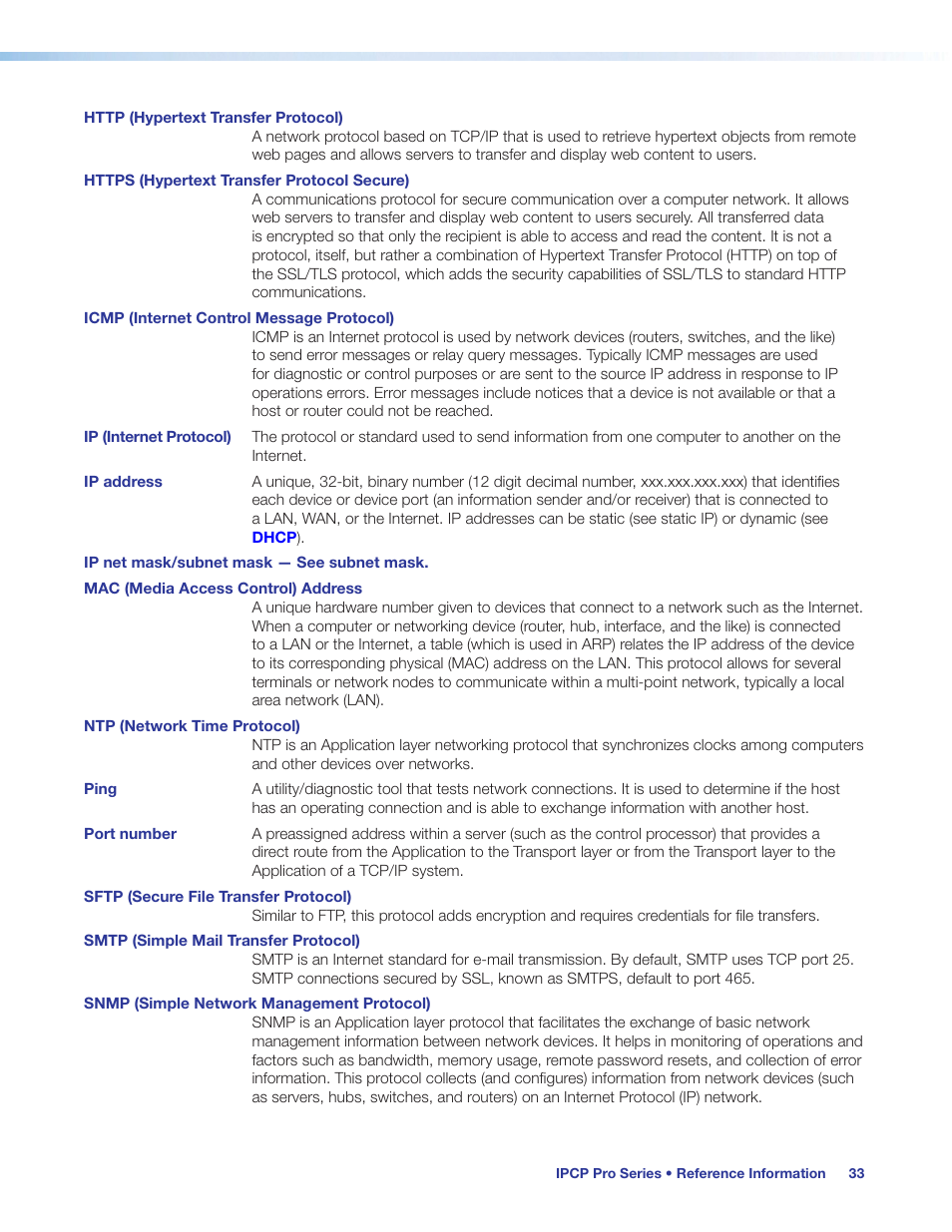 Sftp, For the version, Preliminary | Extron Electronics IPCP Pro Series User Guide User Manual | Page 39 / 47