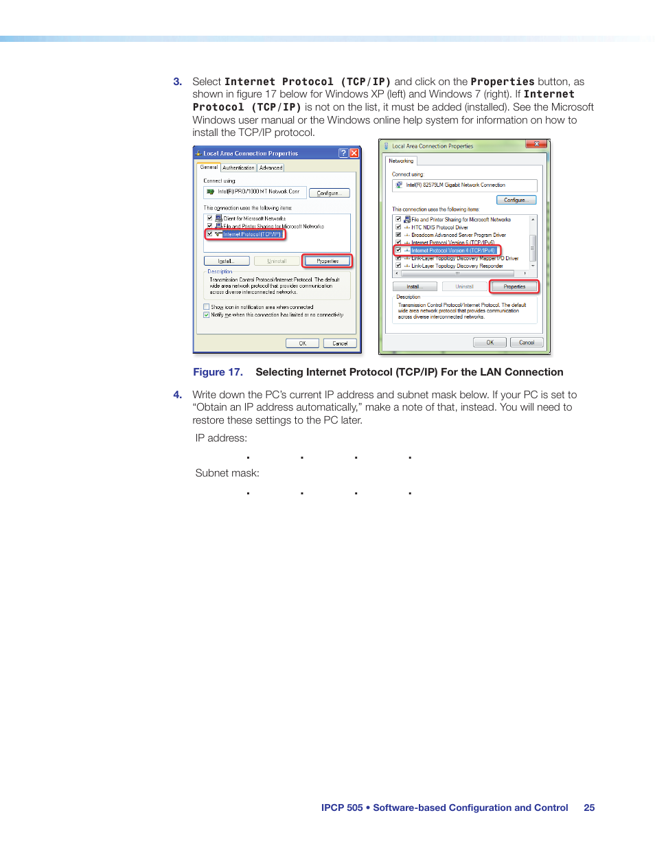 Extron Electronics IPCP 505 User Guide User Manual | Page 31 / 96