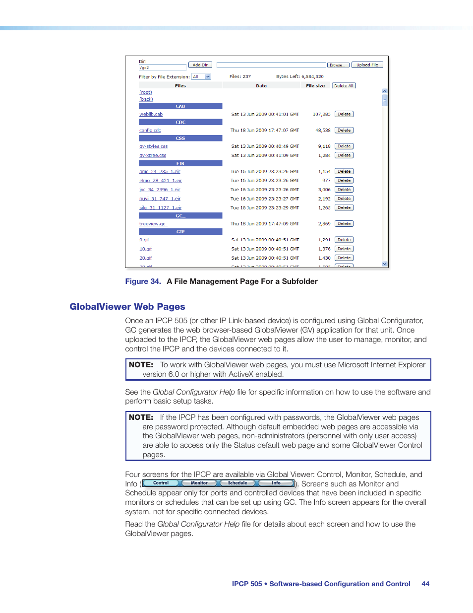 Extron Electronics IPCP 505 User Guide User Manual | Page 50 / 96