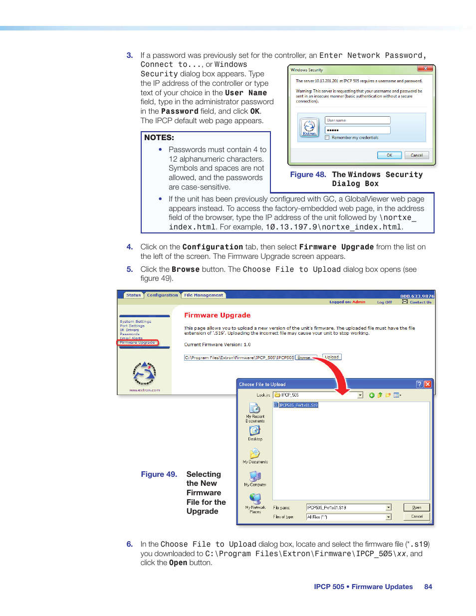 Extron Electronics IPCP 505 User Guide User Manual | Page 90 / 96