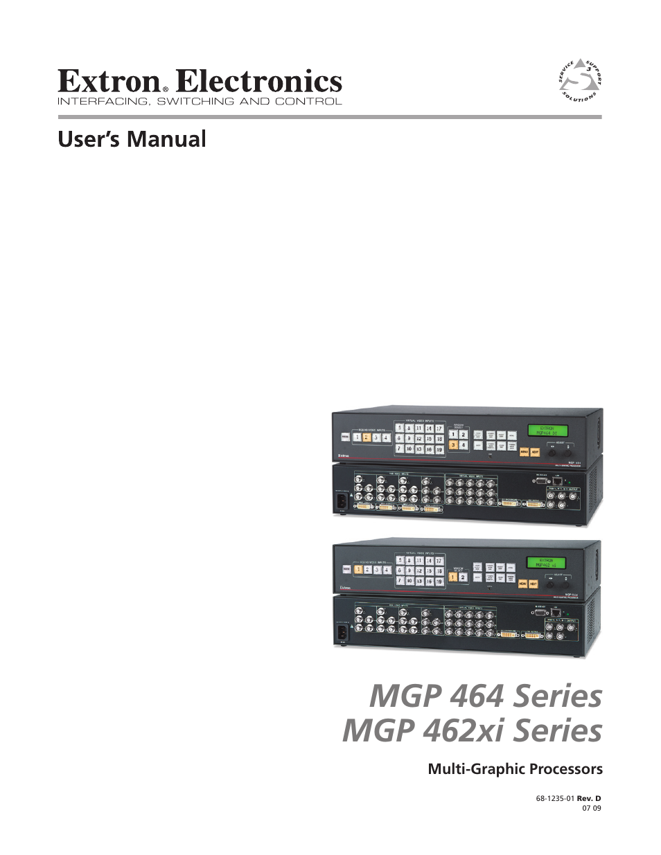 Extron Electronics MGP 462xi Series User Manual | 146 pages