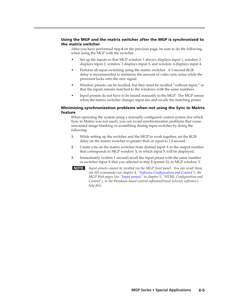 Preliminar y | Extron Electronics MGP 462xi Series User Manual | Page 127 / 146