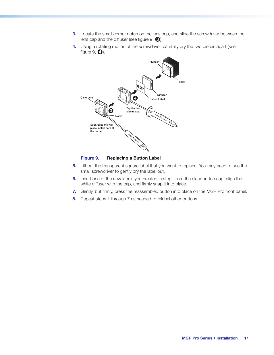 Extron Electronics MGP Pro Series User Guide User Manual | Page 17 / 123