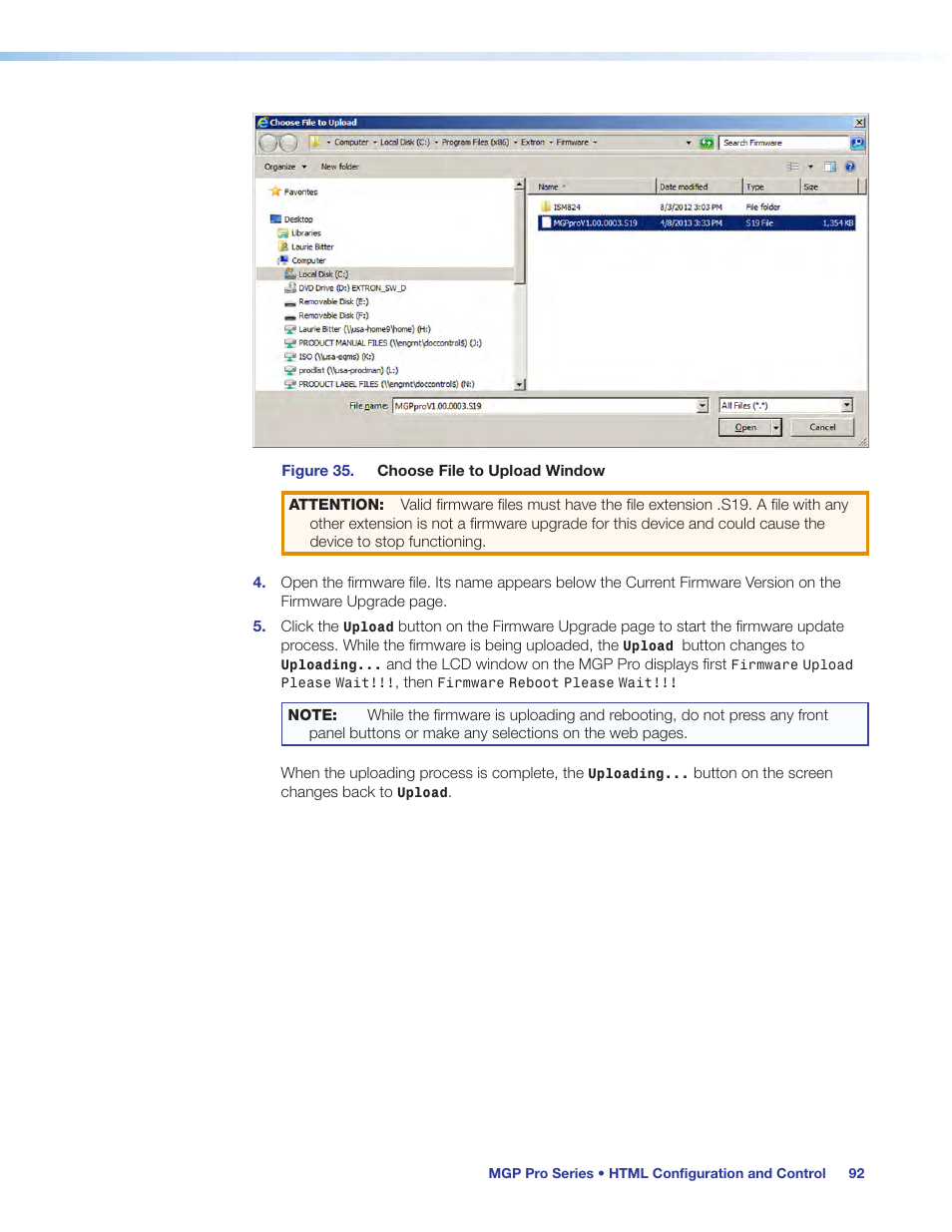 Extron Electronics MGP Pro Series User Guide User Manual | Page 98 / 123