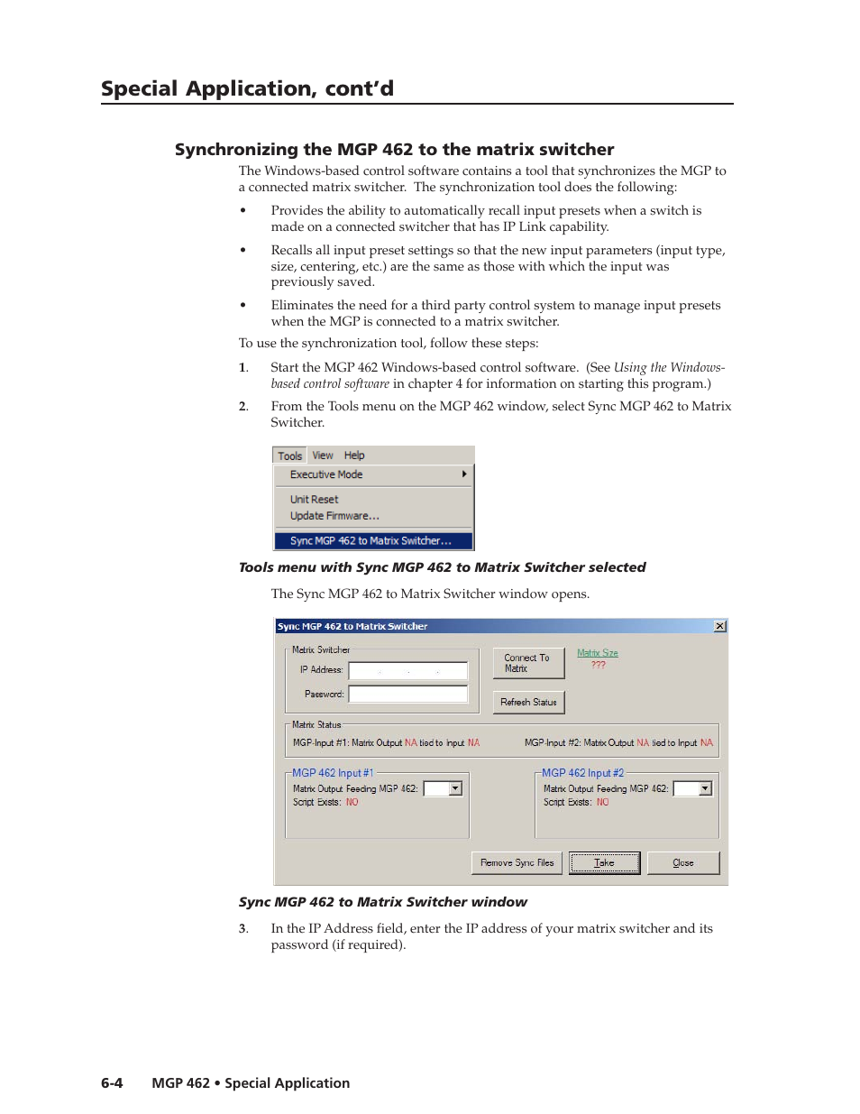 Special application, cont’d | Extron Electronics MGP 462D User Manual | Page 108 / 130