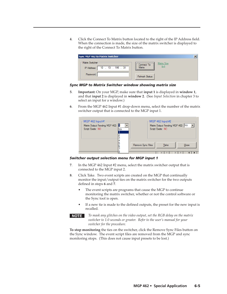 Extron Electronics MGP 462D User Manual | Page 109 / 130
