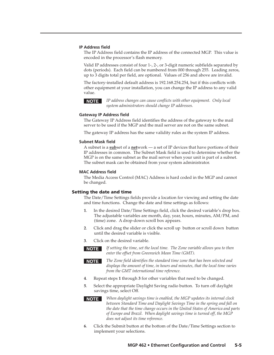 Extron Electronics MGP 462D User Manual | Page 89 / 130