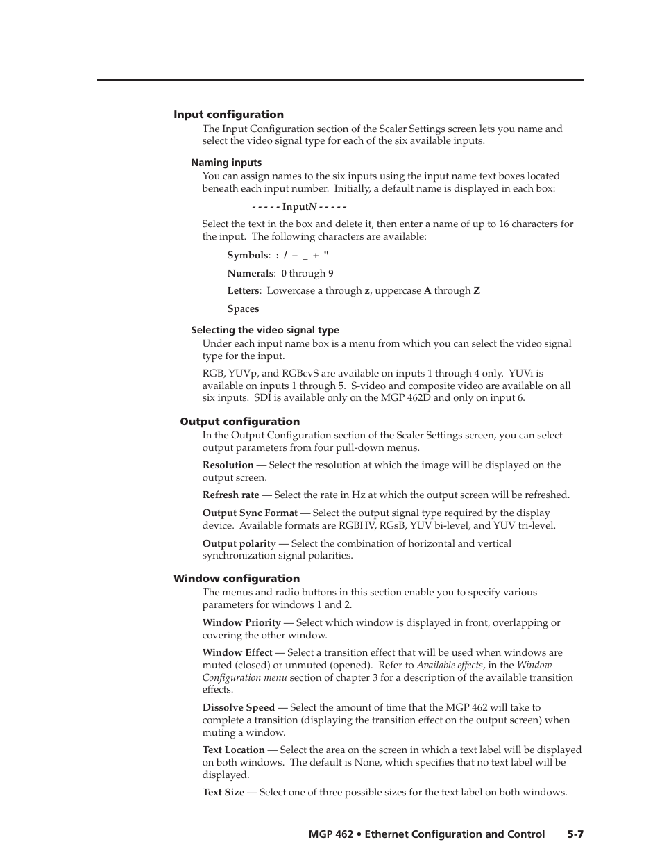 Extron Electronics MGP 462D User Manual | Page 91 / 130