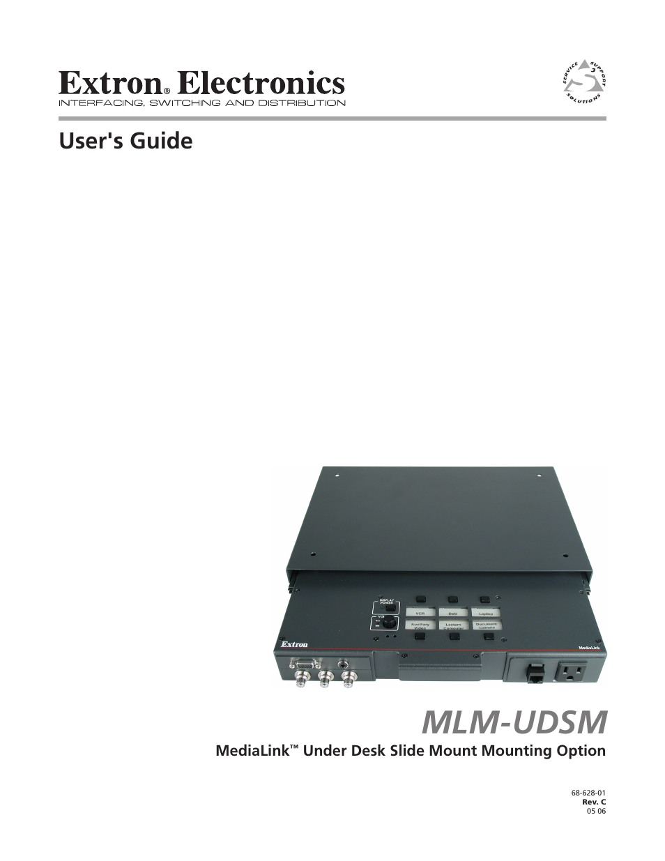 Extron Electronics MLM-UDSM User Manual | 10 pages