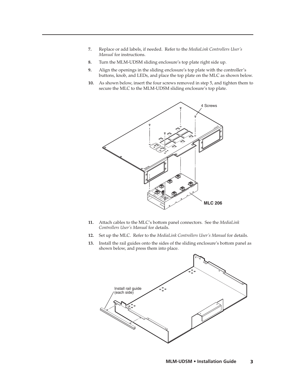 Mlm-udsm • installation guide | Extron Electronics MLM-UDSM User Manual | Page 5 / 10