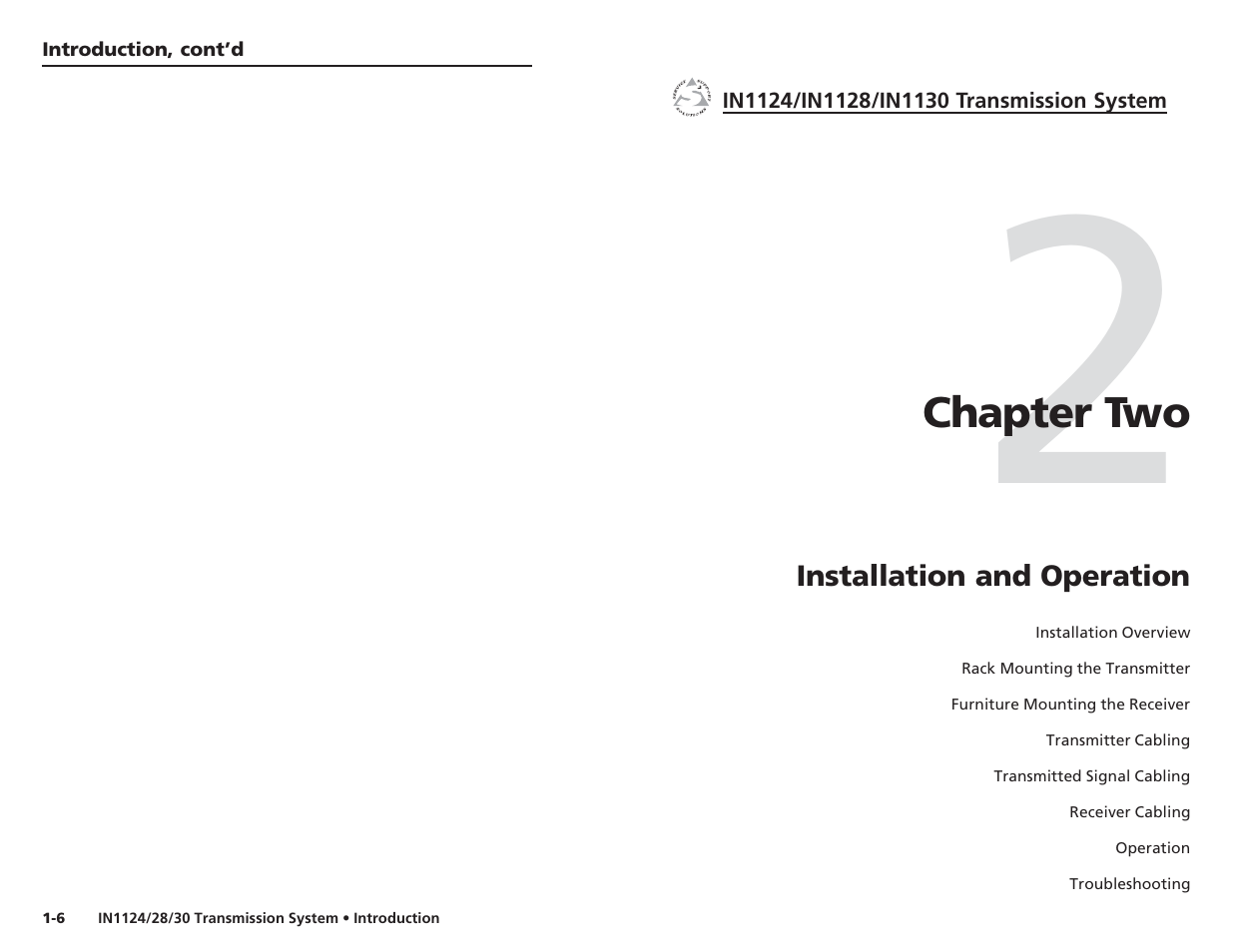 Extron Electronics IN1130 User’s Manual User Manual | Page 8 / 17