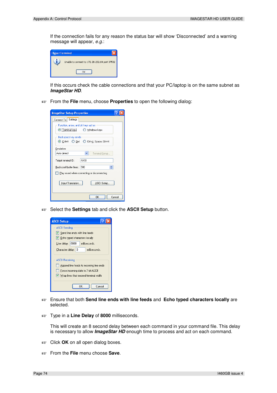 Extron Electronics ImageStar HD User Manual | Page 74 / 90