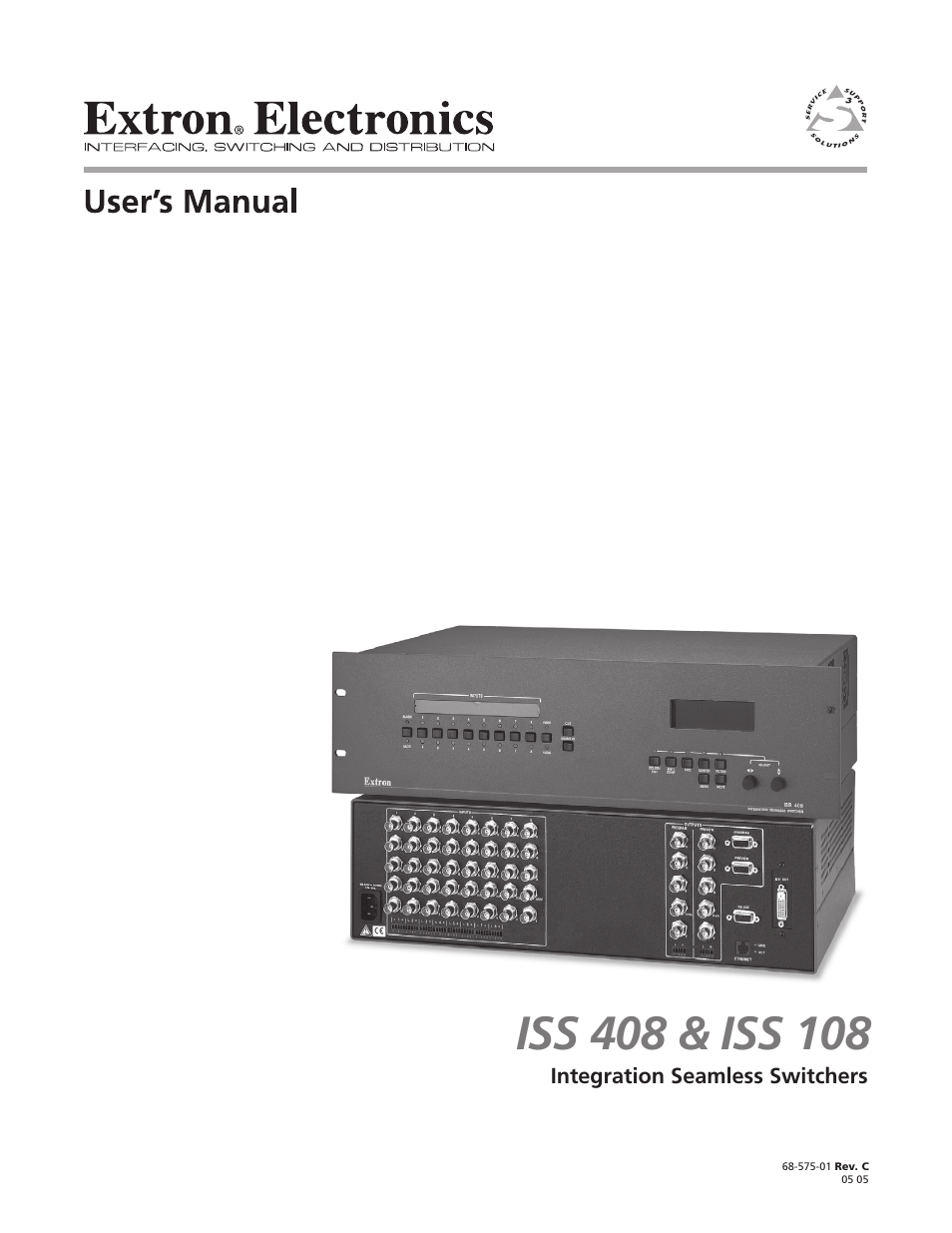 Extron Electronics ISS 108 User Manual | 104 pages