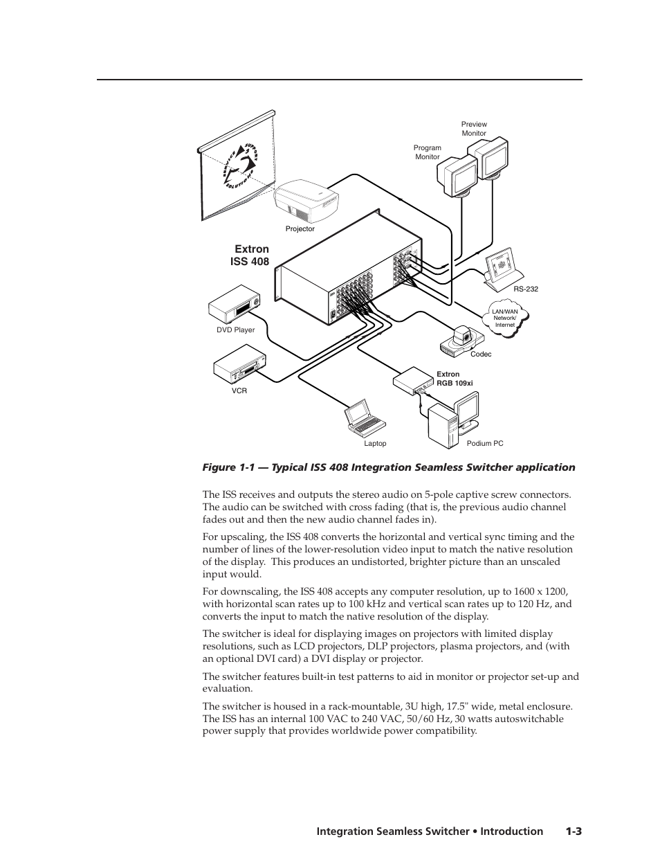 Extron Electronics ISS 108 User Manual | Page 11 / 104