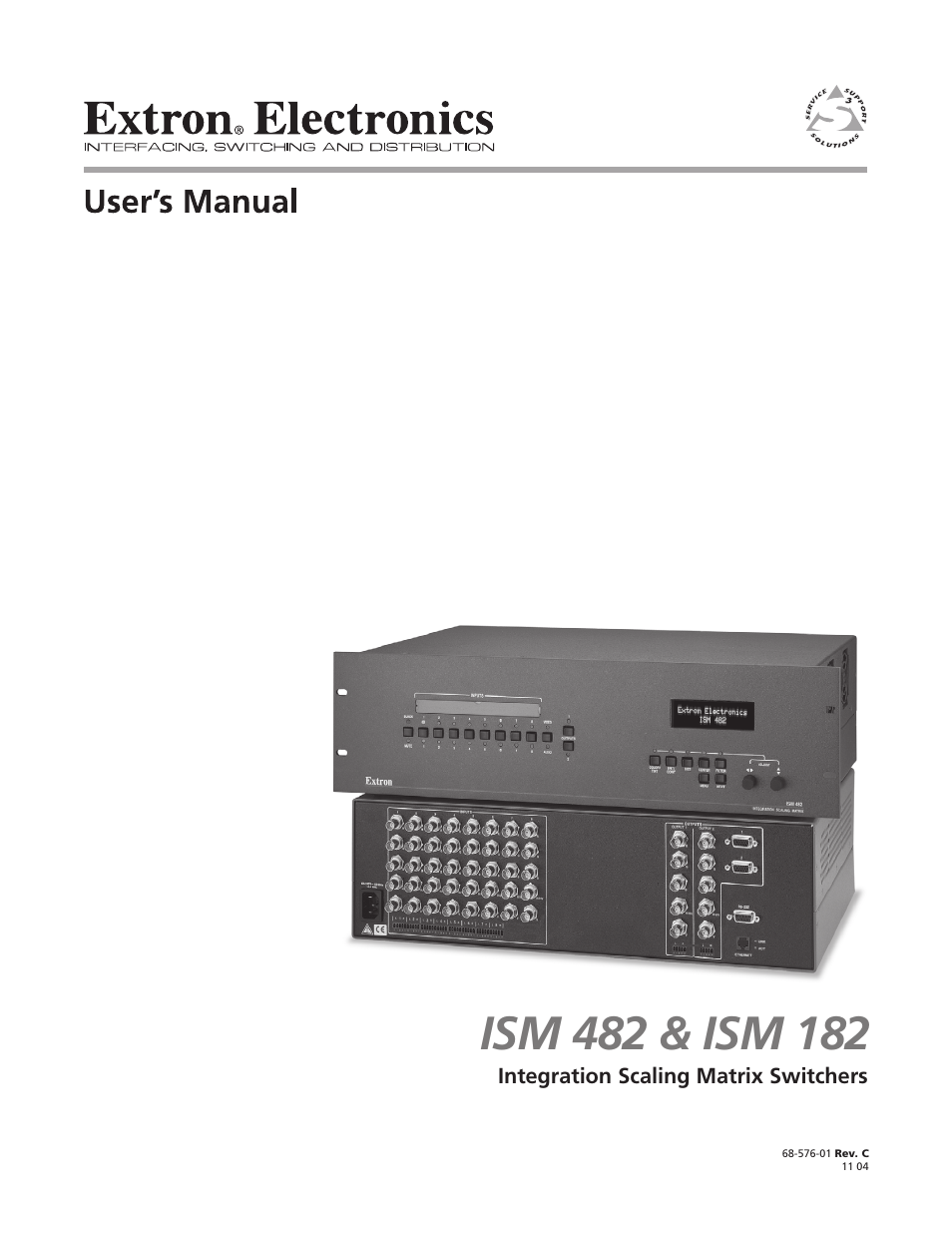 Extron Electronics ISM 182 User Manual | 96 pages