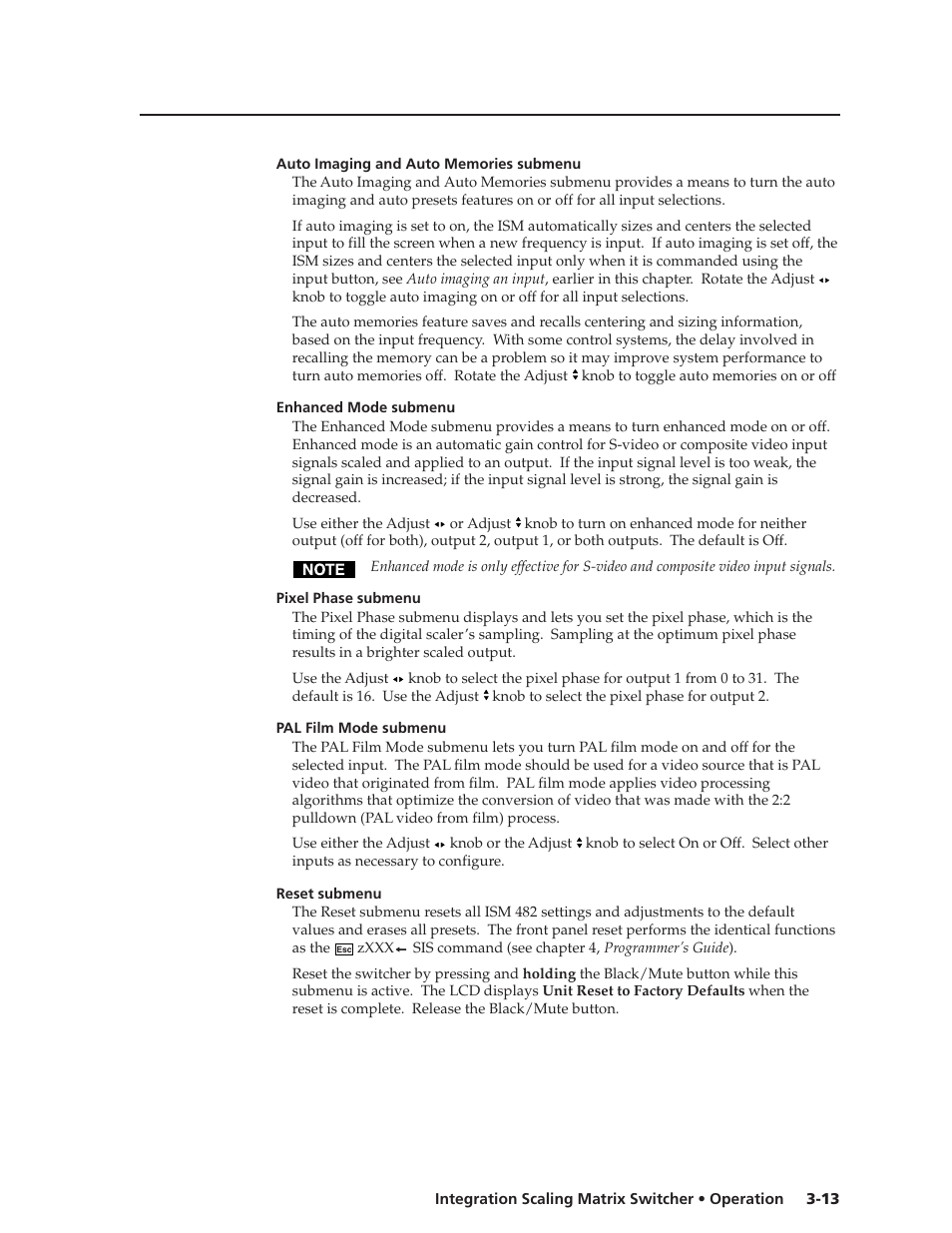 Extron Electronics ISM 182 User Manual | Page 35 / 96