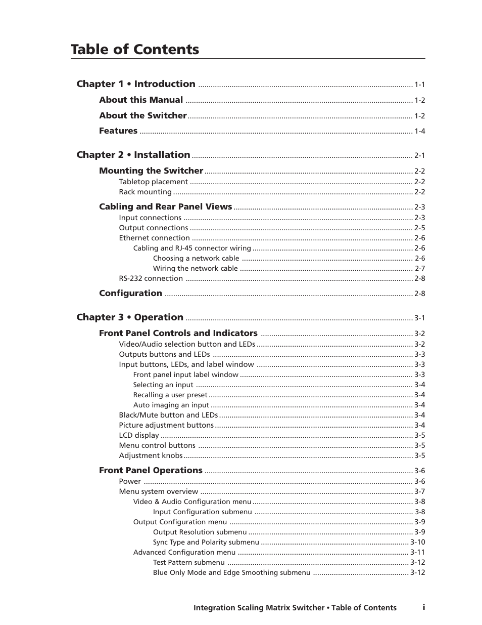 Extron Electronics ISM 182 User Manual | Page 5 / 96
