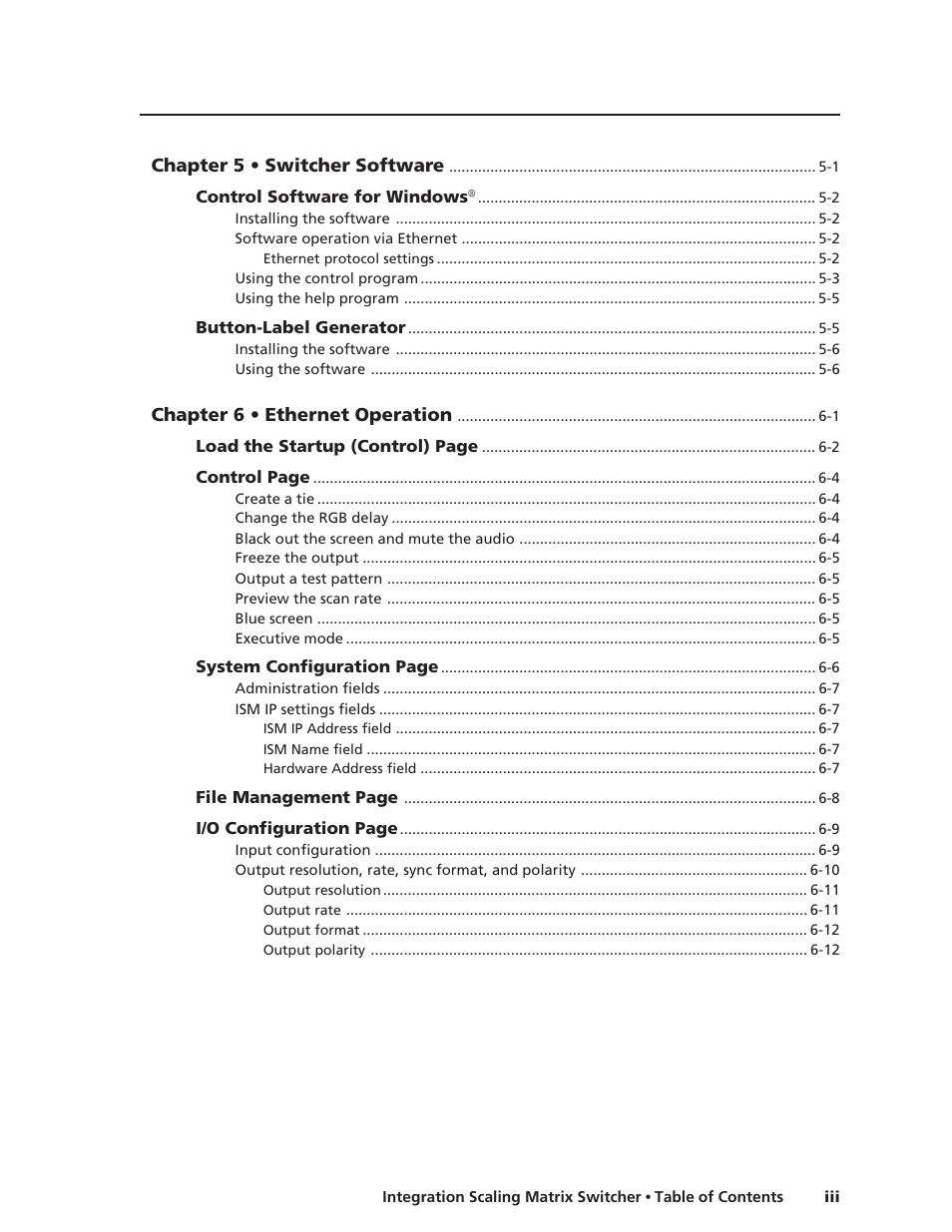 Extron Electronics ISM 182 User Manual | Page 7 / 96