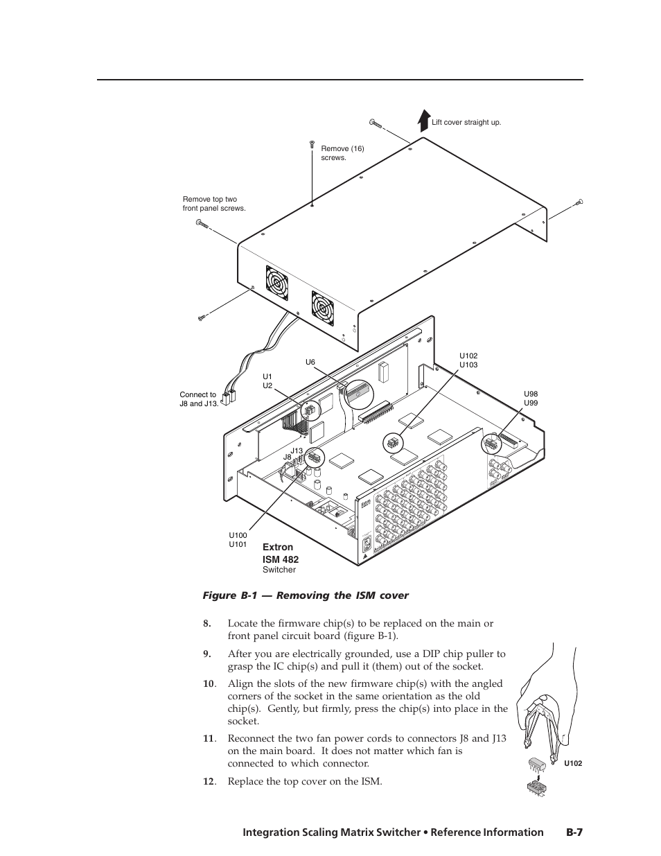 Extron ism 482, Switcher | Extron Electronics ISM 182 User Manual | Page 91 / 96