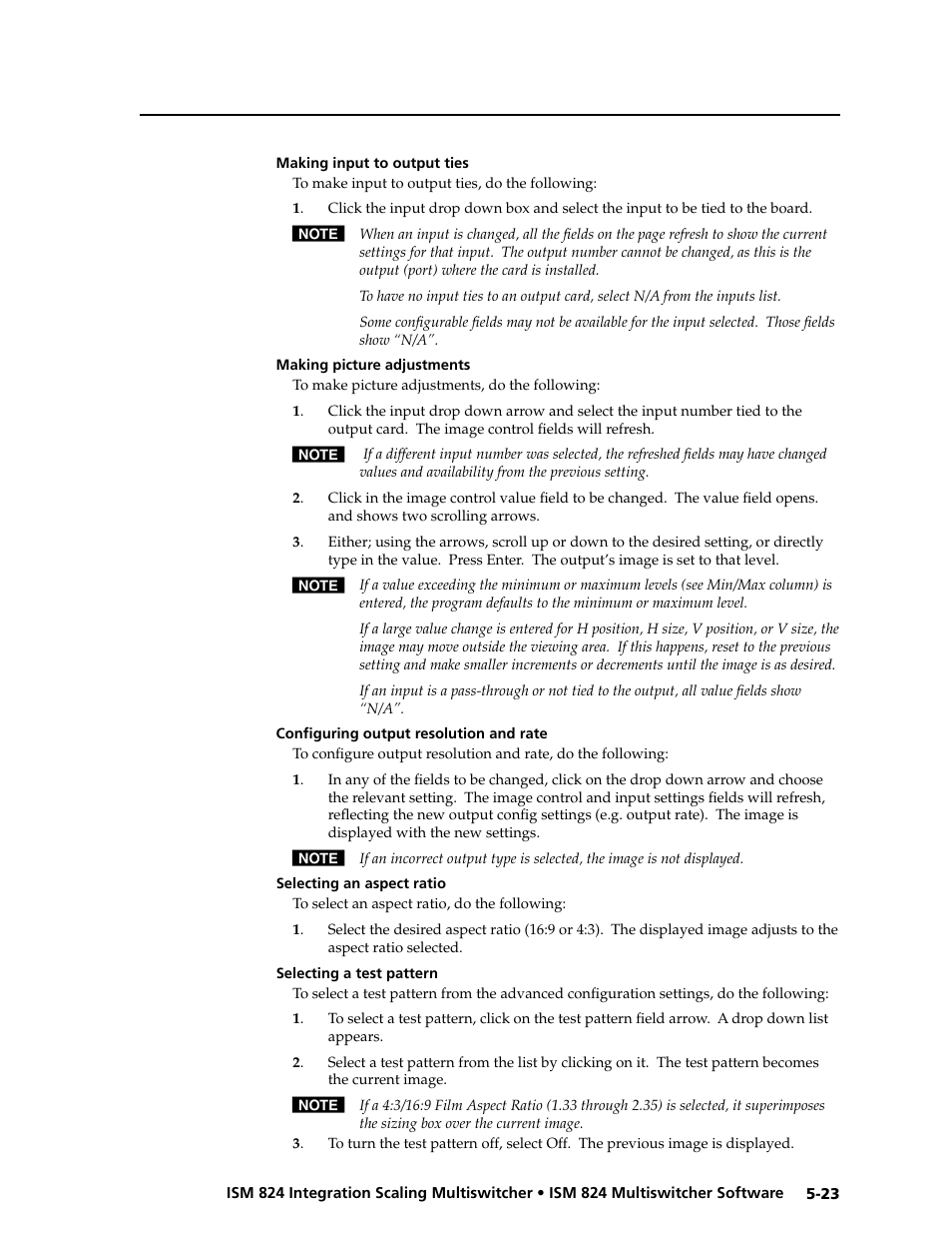Extron Electronics ISM 824 User Manual | Page 135 / 180