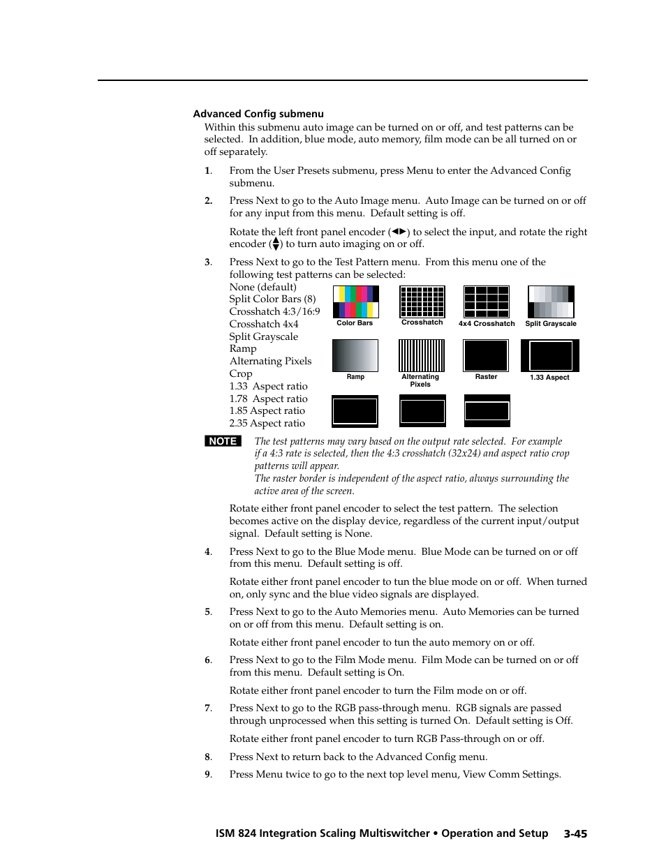 Extron Electronics ISM 824 User Manual | Page 77 / 180