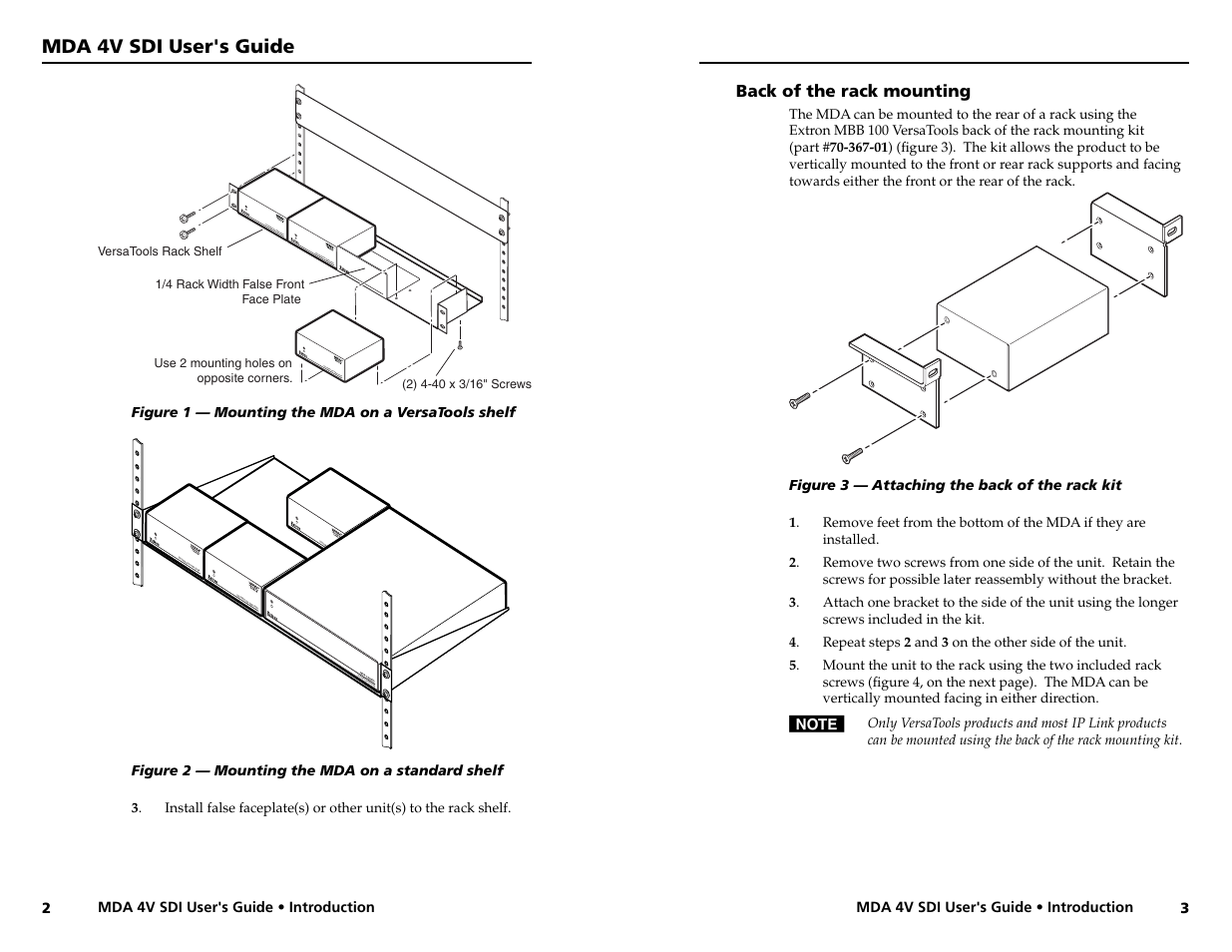 Extron Electronics MDA 4V SDI User Guide User Manual | Page 5 / 9