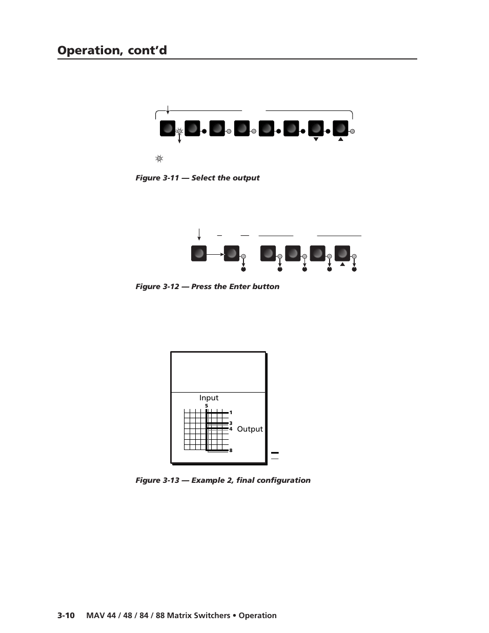 Operation, cont’d | Extron Electronics MAV 44_48_84_88 Series User Guide User Manual | Page 34 / 88