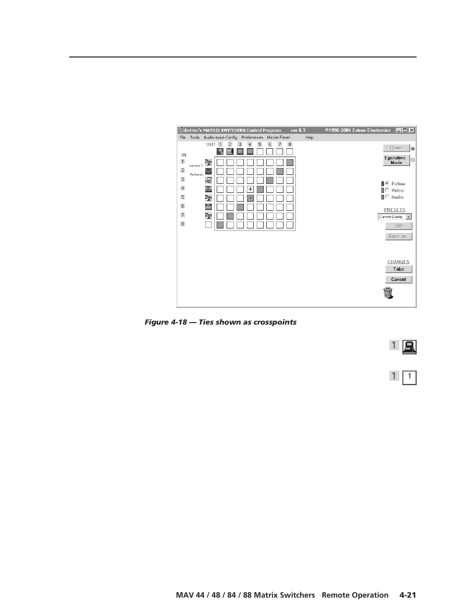 Master-reset selection | Extron Electronics MAV 44_48_84_88 Series User Guide User Manual | Page 77 / 88