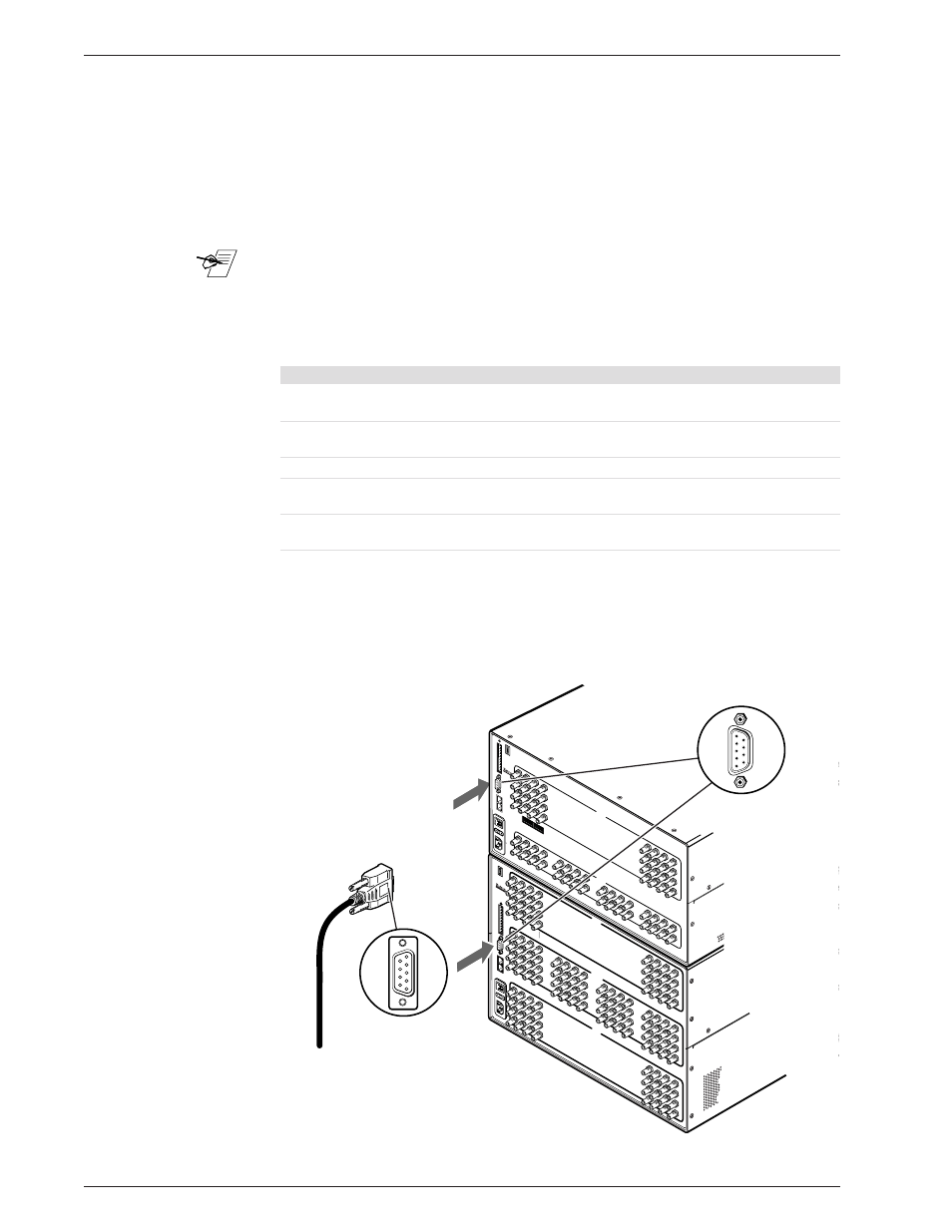 Serial communications port, Female connector | Extron Electronics Matrix 3200 Series User Guide User Manual | Page 35 / 71