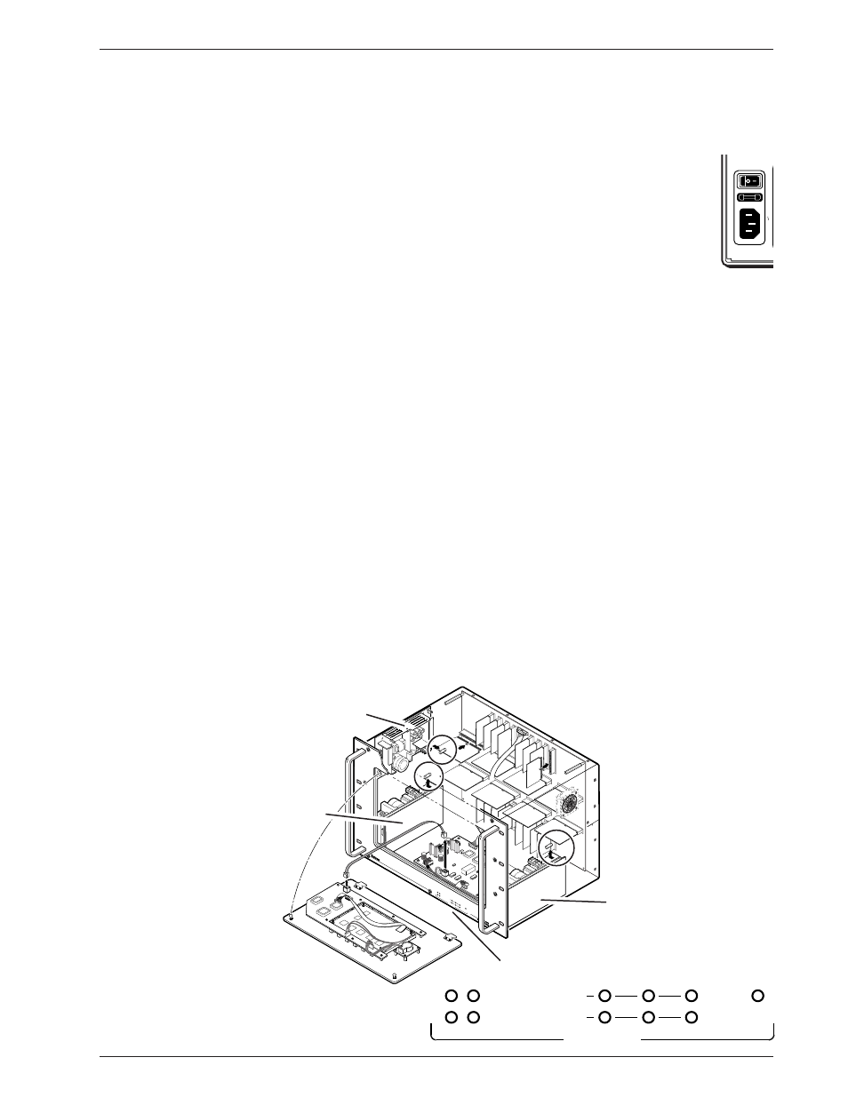 Checking/replacing the bme external ac input fuse | Extron Electronics Matrix 3200 Series User Guide User Manual | Page 50 / 71