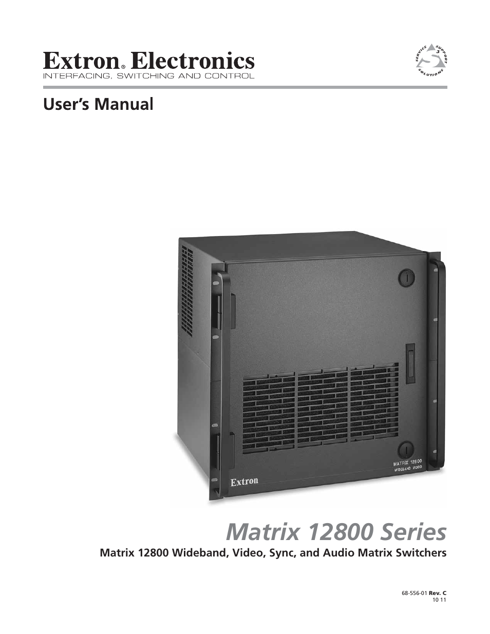 Extron Electronics Matrix 12800 Series User Guide User Manual | 137 pages