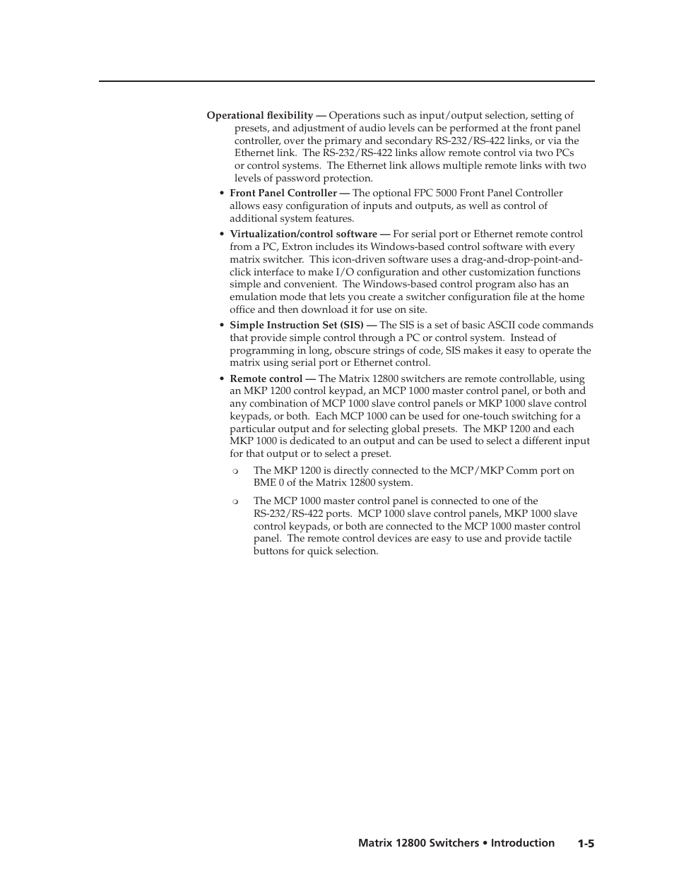 Preliminar y | Extron Electronics Matrix 12800 Series User Guide User Manual | Page 12 / 137
