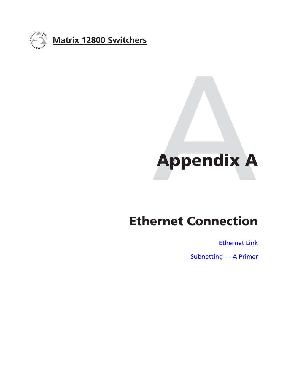 Appendix a • ethernet connection | Extron Electronics Matrix 12800 Series User Guide User Manual | Page 122 / 137