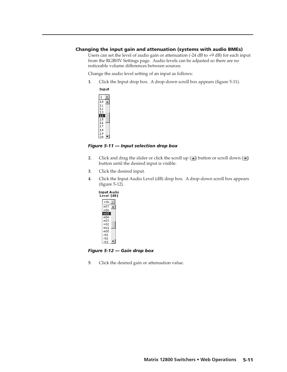 Chapter 5, Web operations, Preliminar y | Extron Electronics Matrix 12800 Series User Guide User Manual | Page 94 / 137