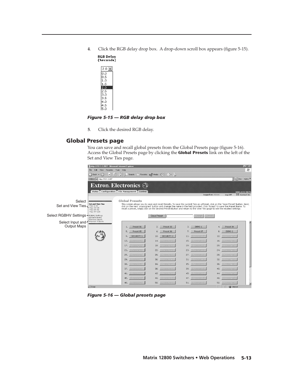 Preliminar y | Extron Electronics Matrix 12800 Series User Guide User Manual | Page 96 / 137