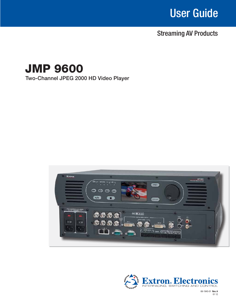 Extron Electronics JMP 9600 User Guide User Manual | 122 pages