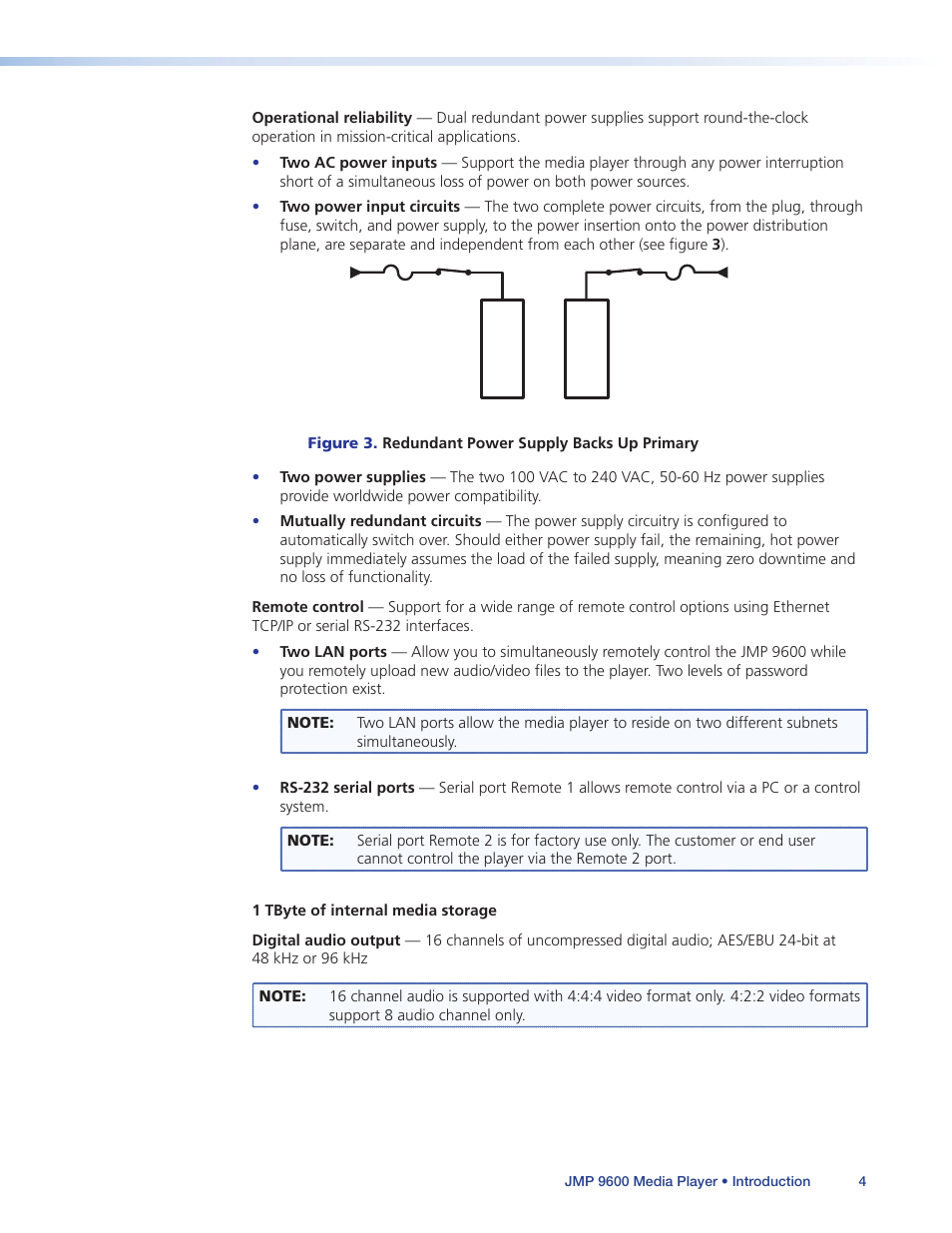 Extron Electronics JMP 9600 User Guide User Manual | Page 10 / 122