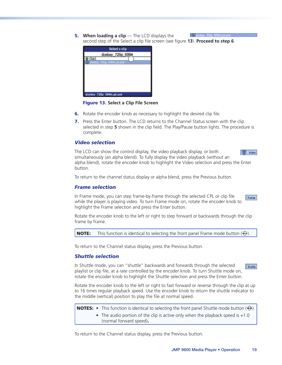 Extron Electronics JMP 9600 User Guide User Manual | Page 25 / 122