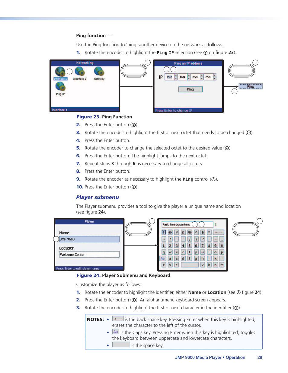 Ping function, Figure 23 | Extron Electronics JMP 9600 User Guide User Manual | Page 34 / 122