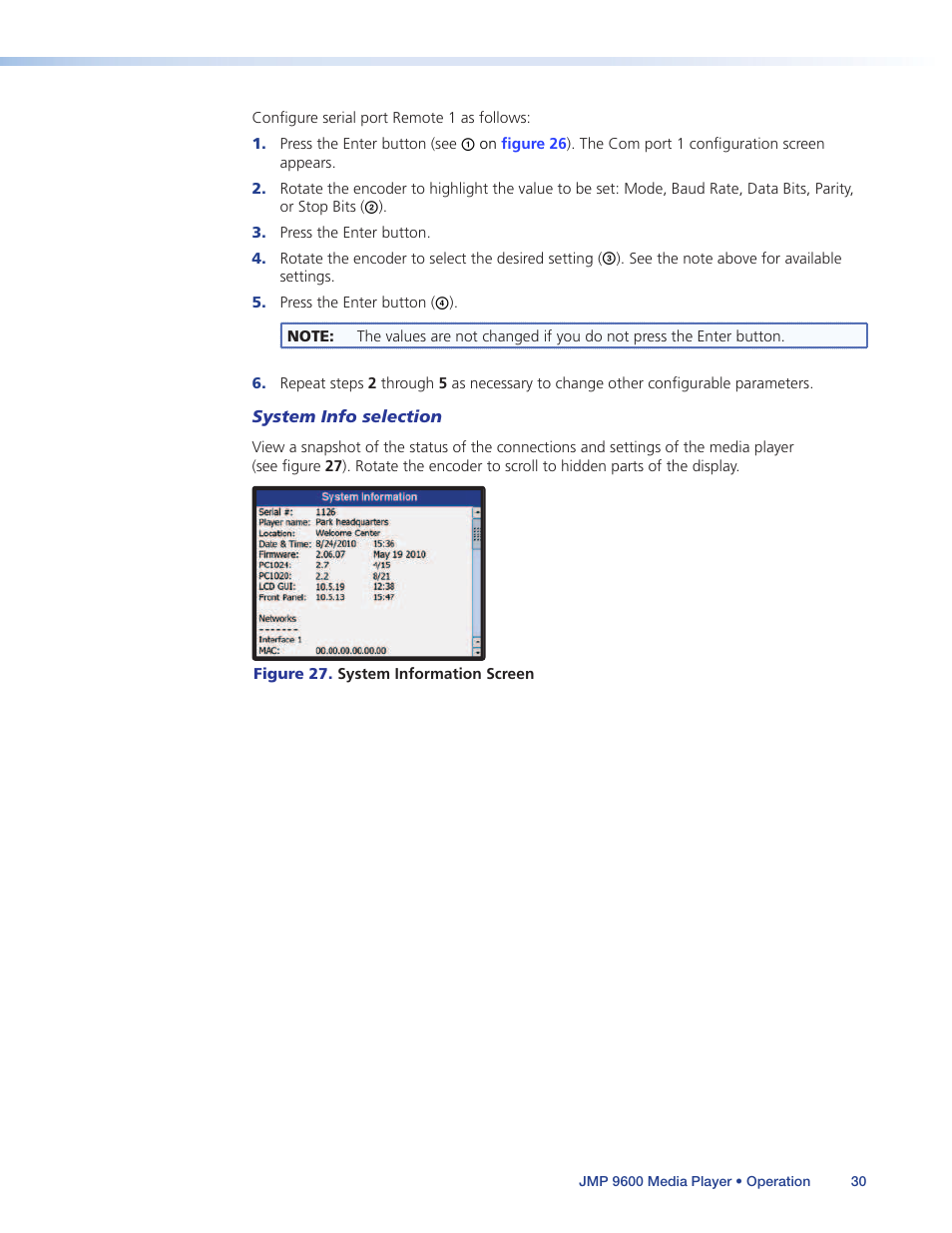 Extron Electronics JMP 9600 User Guide User Manual | Page 36 / 122