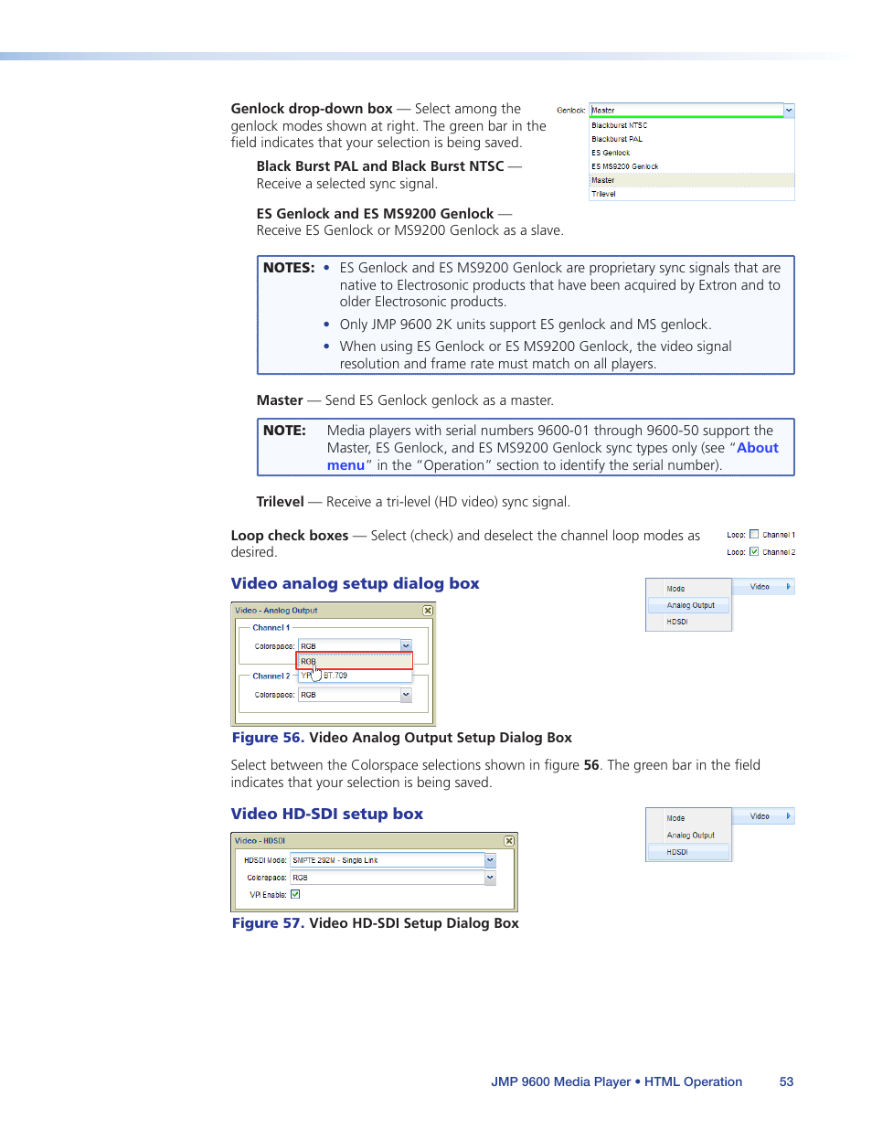 Extron Electronics JMP 9600 User Guide User Manual | Page 59 / 122