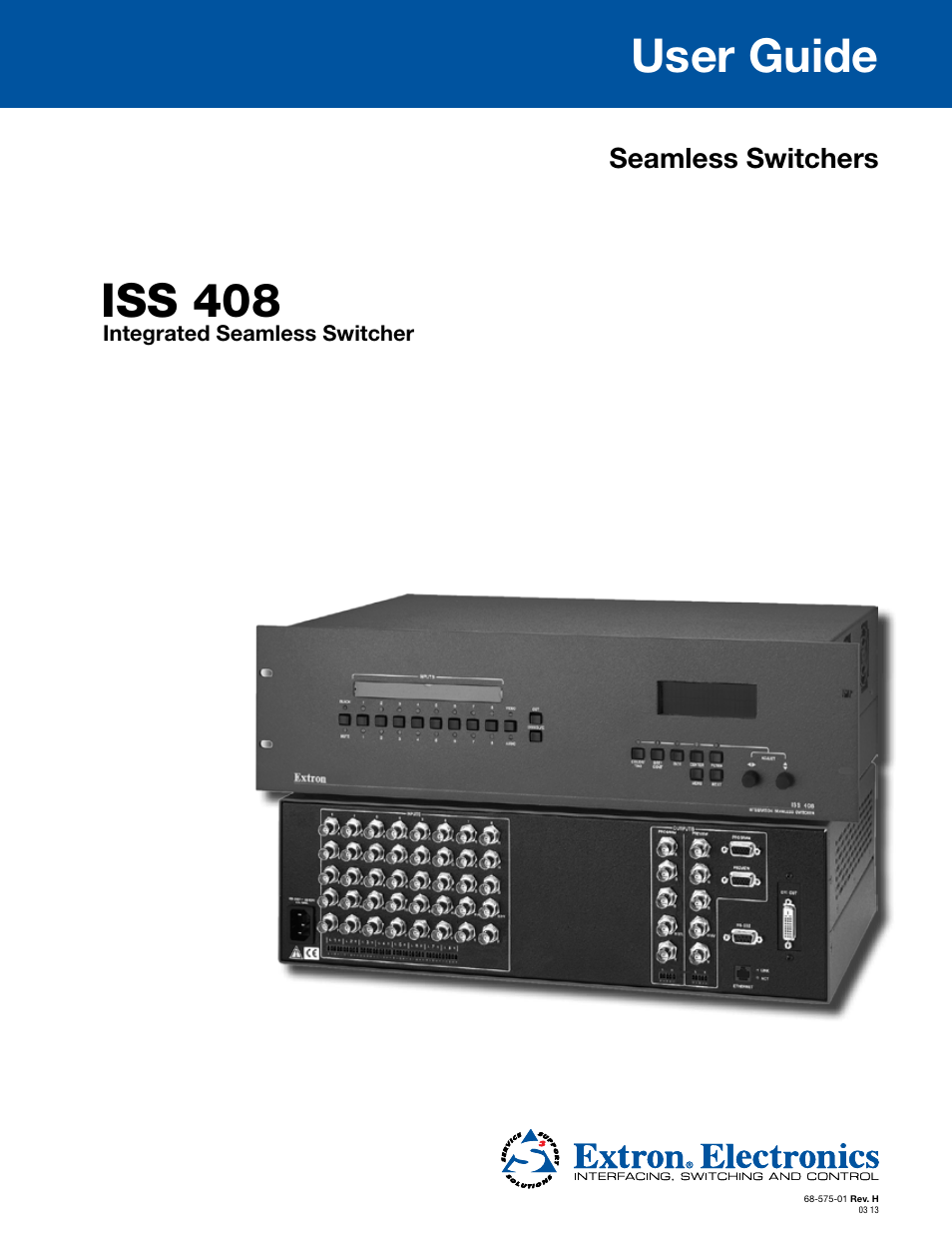 Extron Electronics ISS 408 User Manual | 86 pages