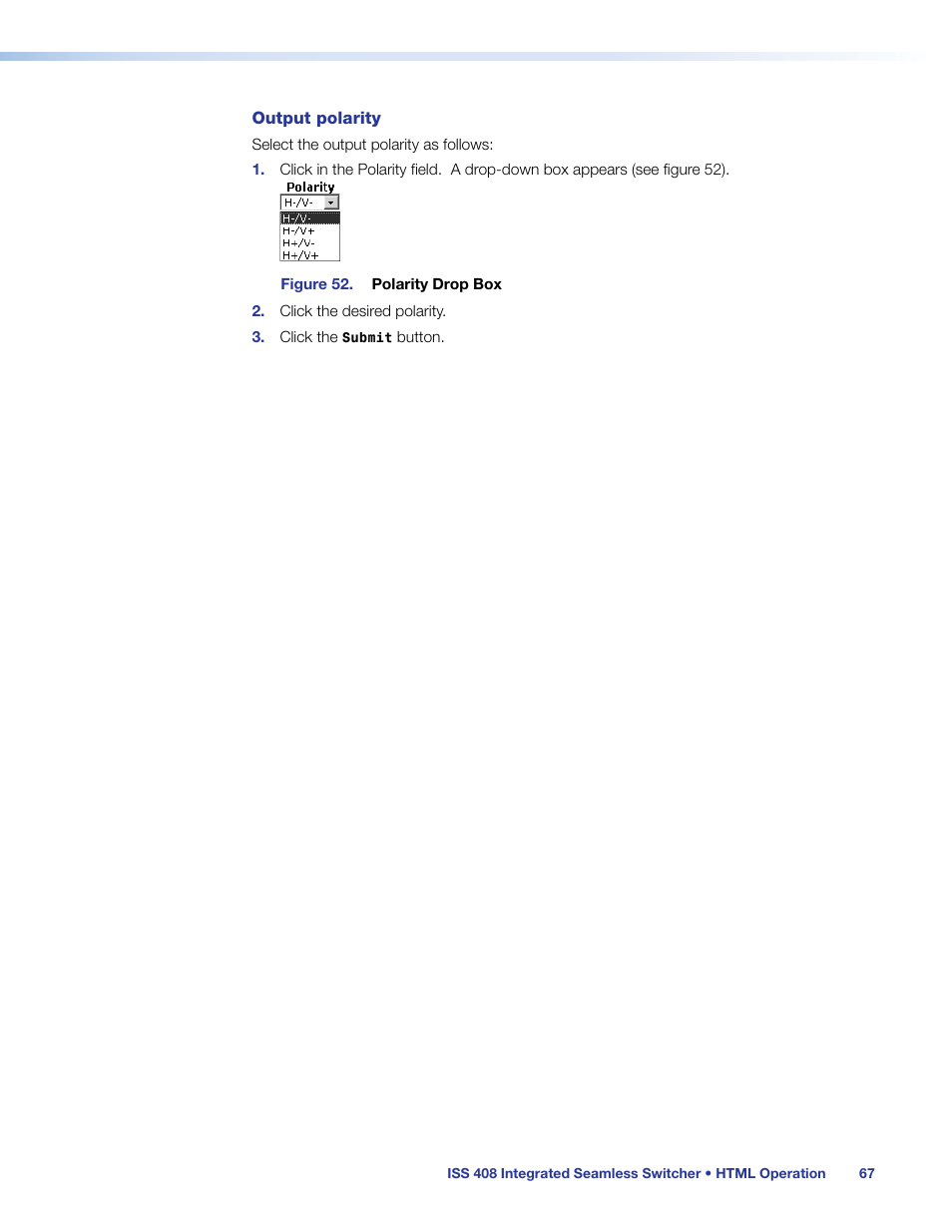 Extron Electronics ISS 408 User Manual | Page 73 / 86