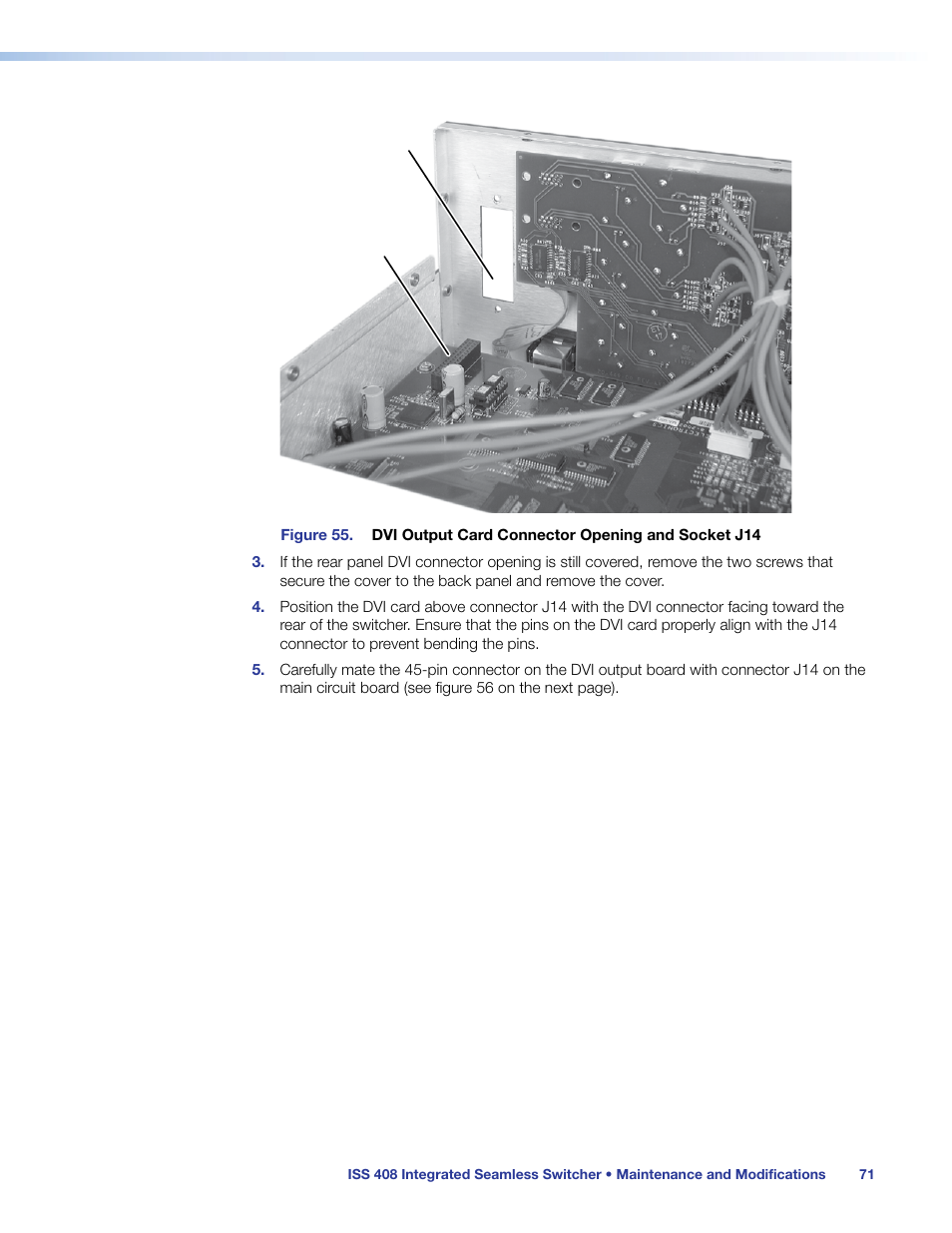 Extron Electronics ISS 408 User Manual | Page 77 / 86