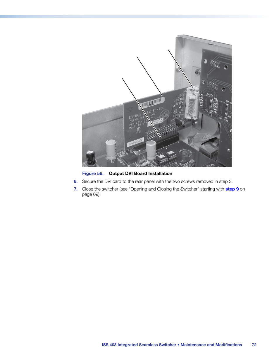 Extron Electronics ISS 408 User Manual | Page 78 / 86