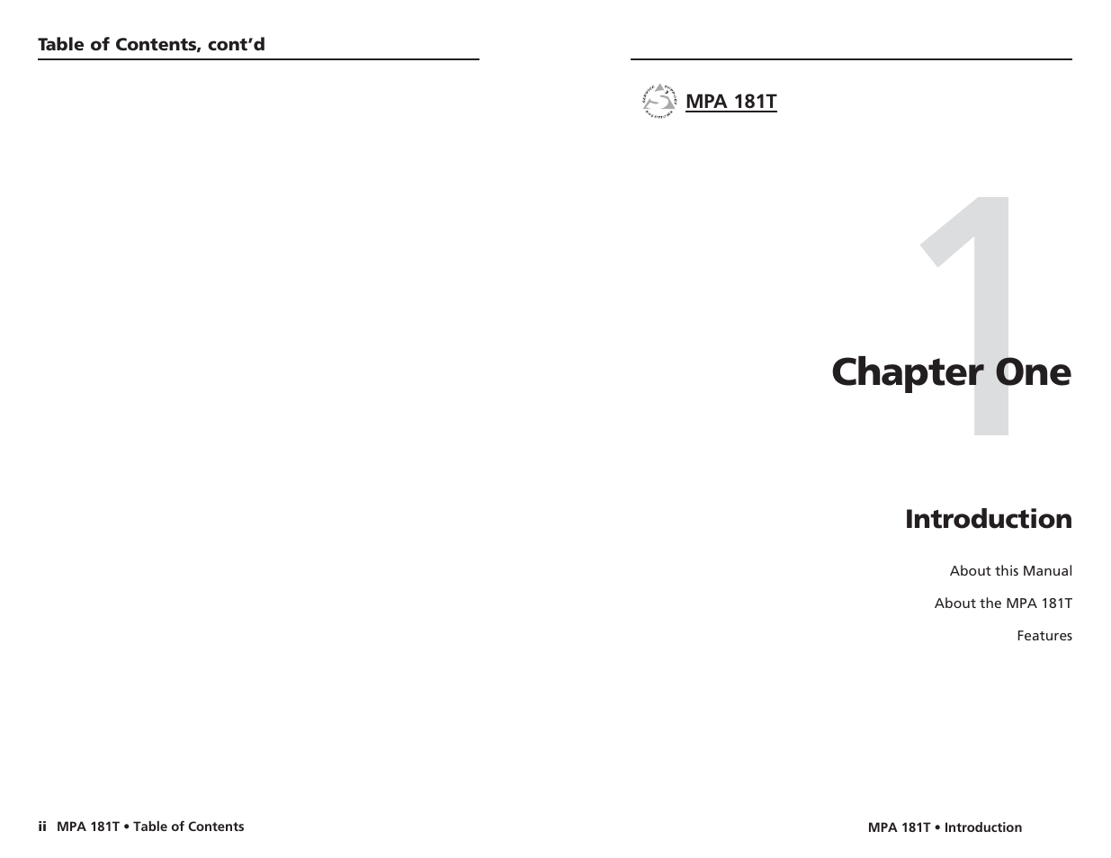 Extron Electronics MPA 181T User Guide User Manual | Page 6 / 18